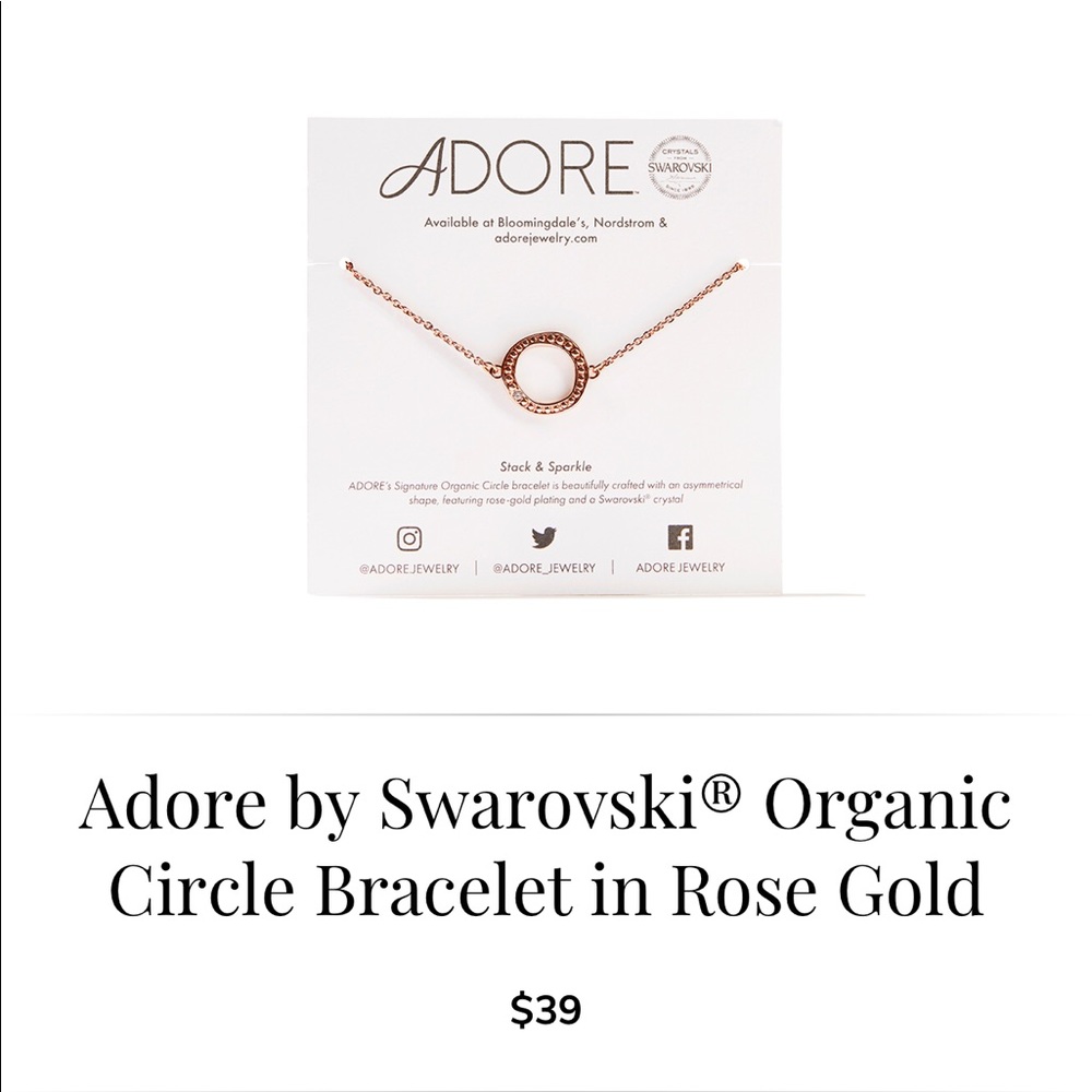 Swarovski Rose Gold Bracelet